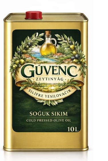 Soğuk Sıkım Zeytinyağ 10 Litre