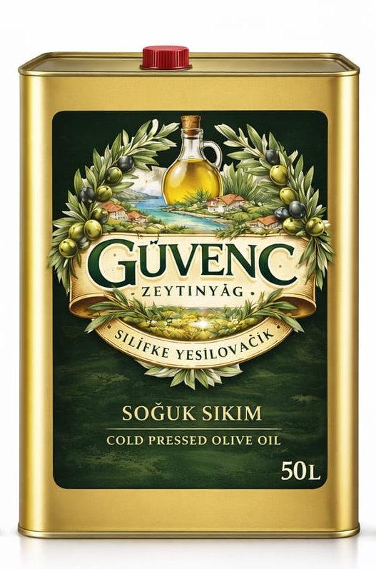 Soğuk Sıkım Zeytinyağ 50 Litre